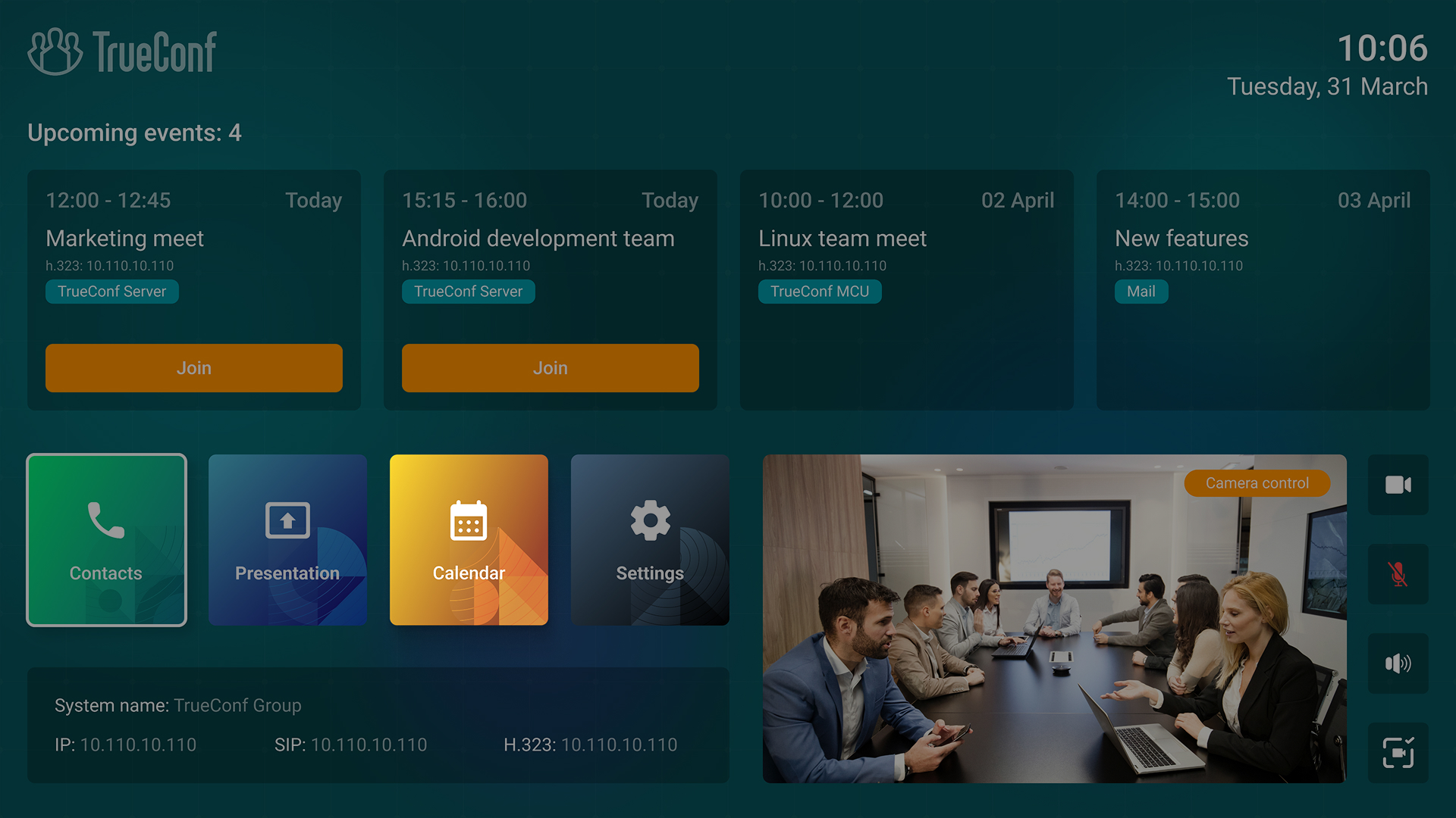 TrueConf Group 2.1 Major Update: AI, New Interface, Tablet Control, and Much More 9 TrueConf Group 2.1 Major Update: AI, New Interface, Tablet Control, and Much More 8