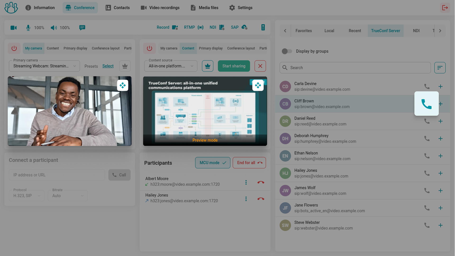 TrueConf Group 2.1 Major Update: AI, New Interface, Tablet Control, and Much More 21 TrueConf Group 2.1 Major Update: AI, New Interface, Tablet Control, and Much More 20
