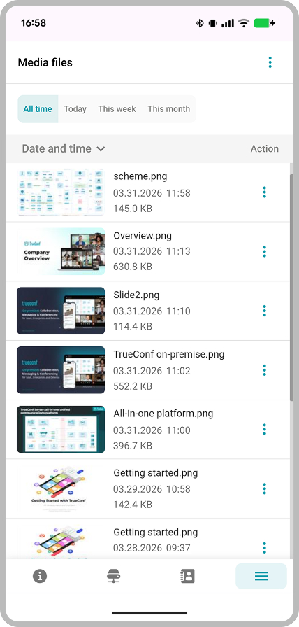 TrueConf Group 2.1 Major Update: AI, New Interface, Tablet Control, and Much More 27 TrueConf Group 2.1 Major Update: AI, New Interface, Tablet Control, and Much More 26