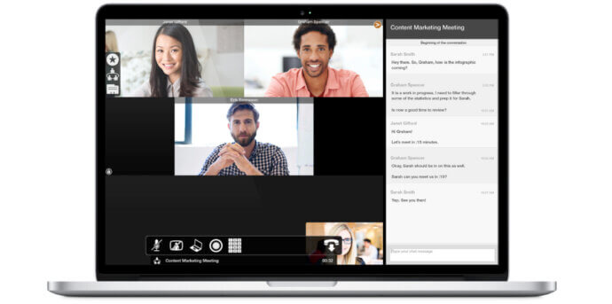 Lifesize video meeting interface