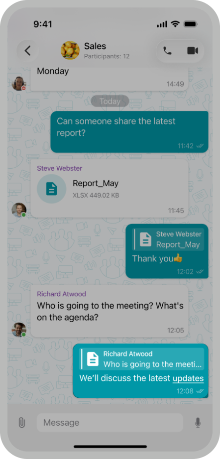 TrueConf 4.0 for iOS: Voice Messages and Additional Statuses 29 TrueConf 4.0 for iOS: Voice Messages and Additional Statuses 18