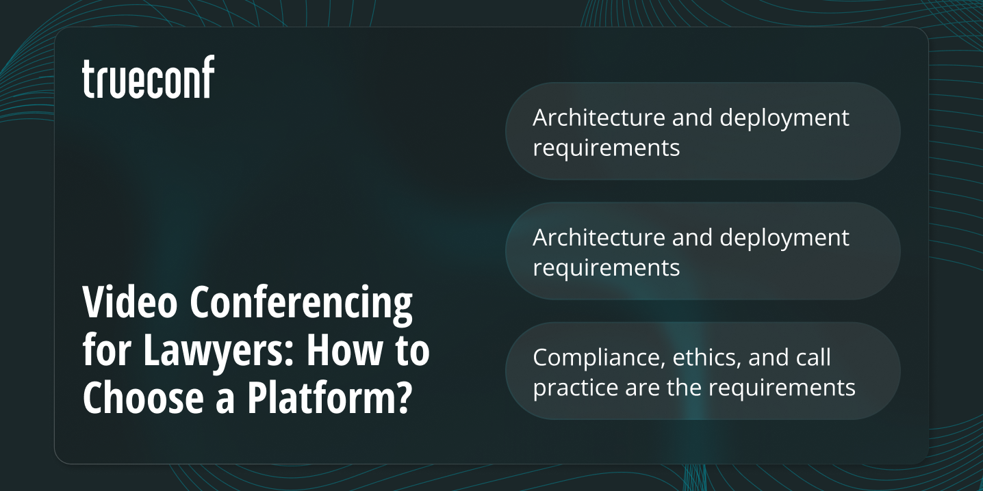Video Conferencing for Lawyers: How Law Firms Choose a Secure, Compliant Platform?
