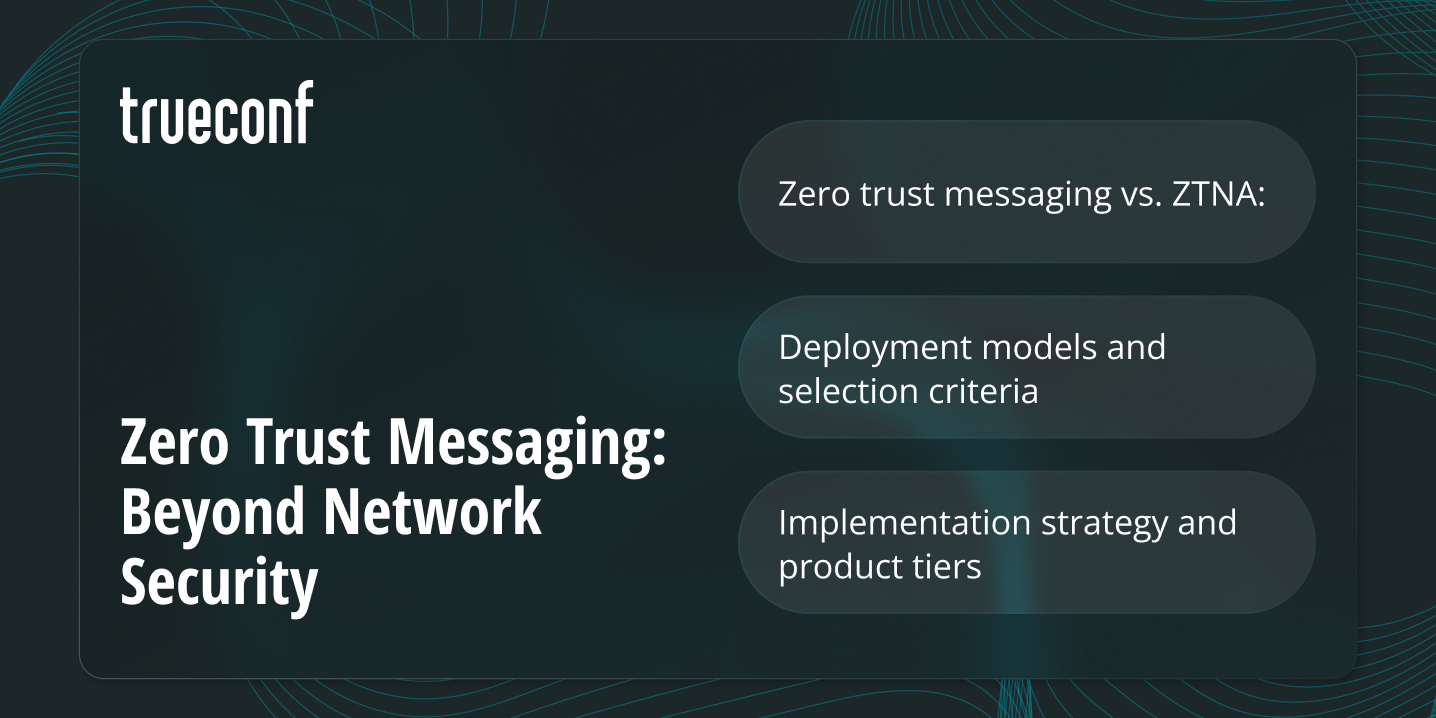 Zero Trust Messaging: Beyond Network Security