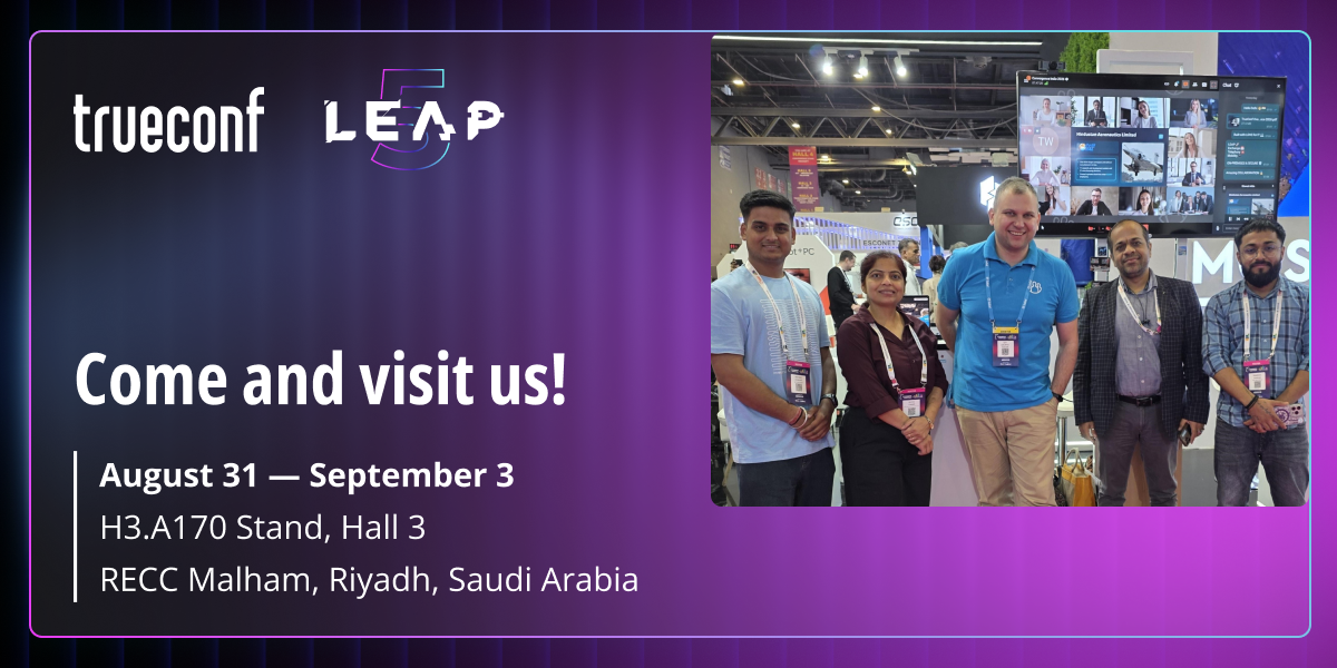 TrueConf brings secure collaboration with AI to LEAP 2026 1