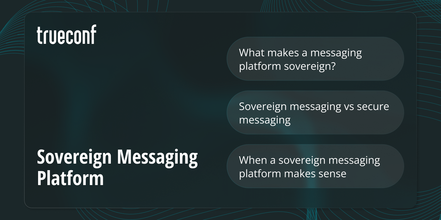 Sovereign Messaging Platform for Enterprise Communication