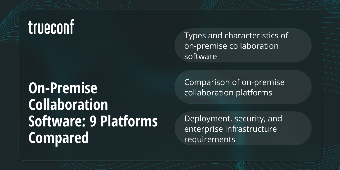 On-Premise Collaboration Software: 9 Platforms Compared