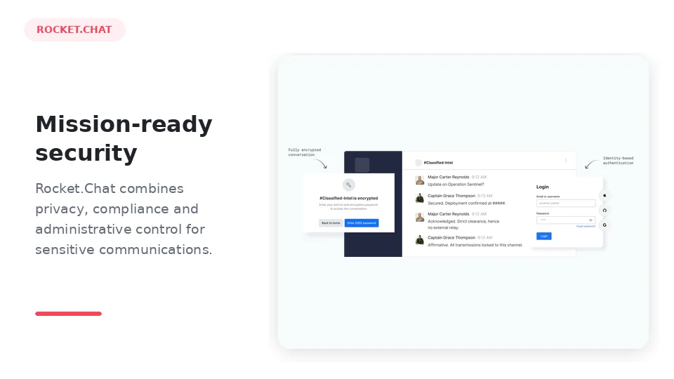 Rocket.Chat encrypted messenger