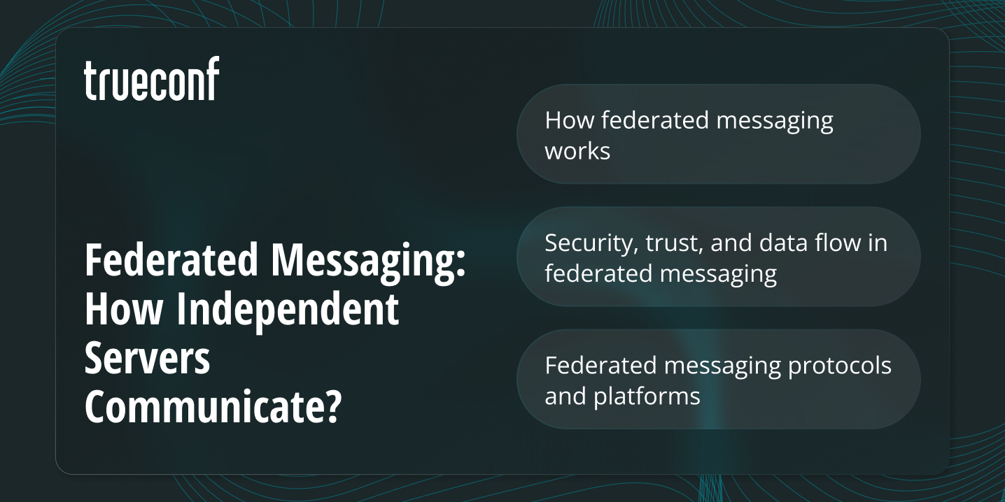 Federated Messaging: How Independent Servers Communicate?