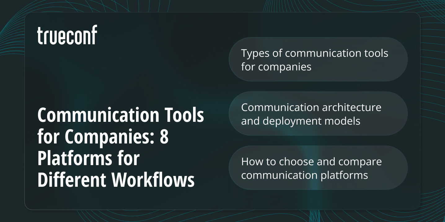 Communication Tools for Companies: 8 Platforms for Different Workflows