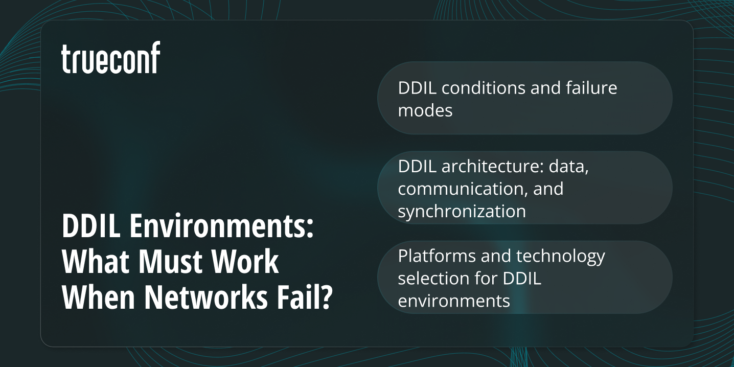 DDIL Environments: What Must Work When Networks Fail?