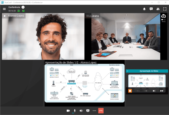 Como participar de reuniões hospedadas em serviços de videoconferência baseados em nuvem 2