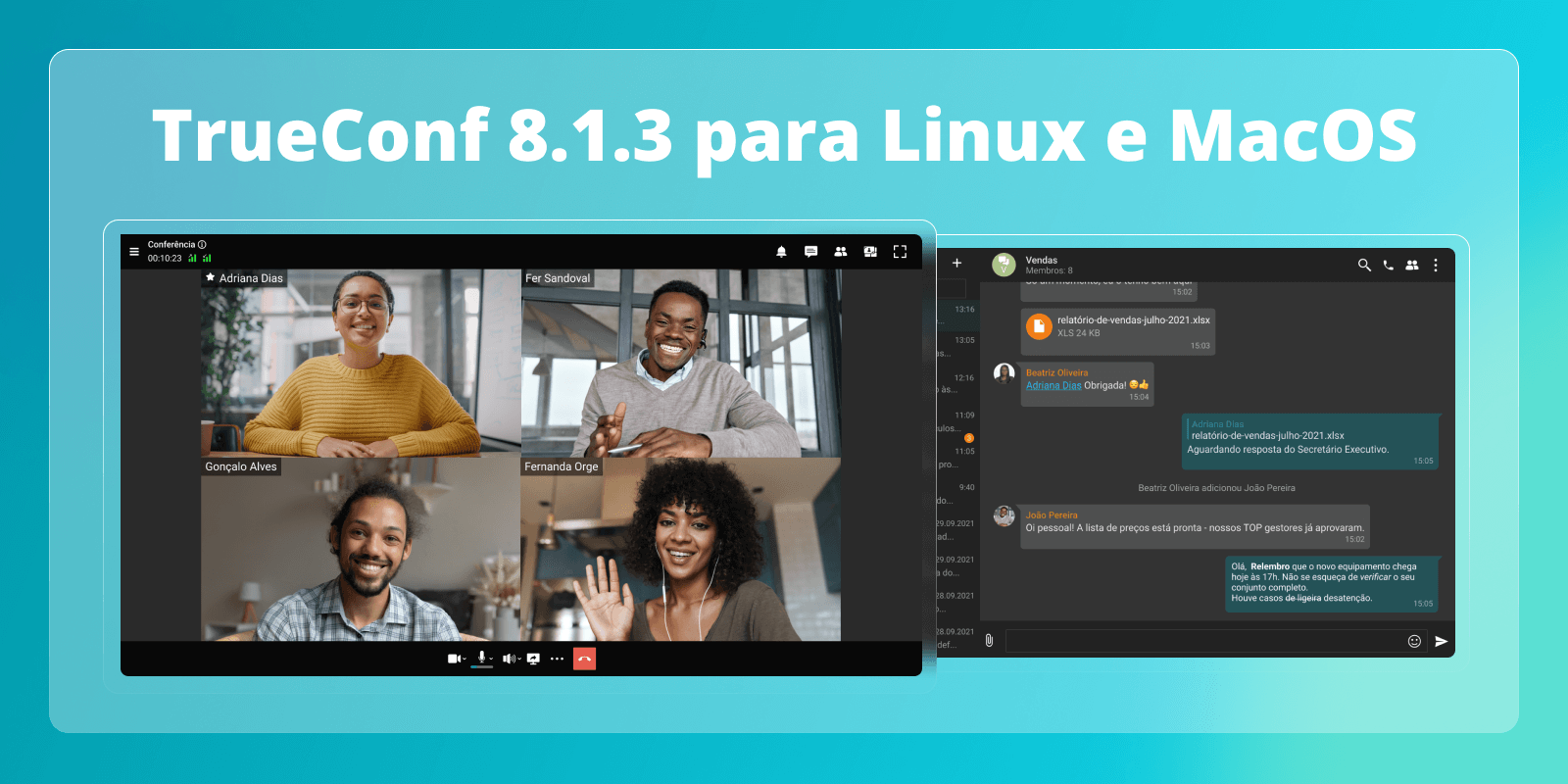 TrueConf 8.1.3 para Linux e MacOS 3