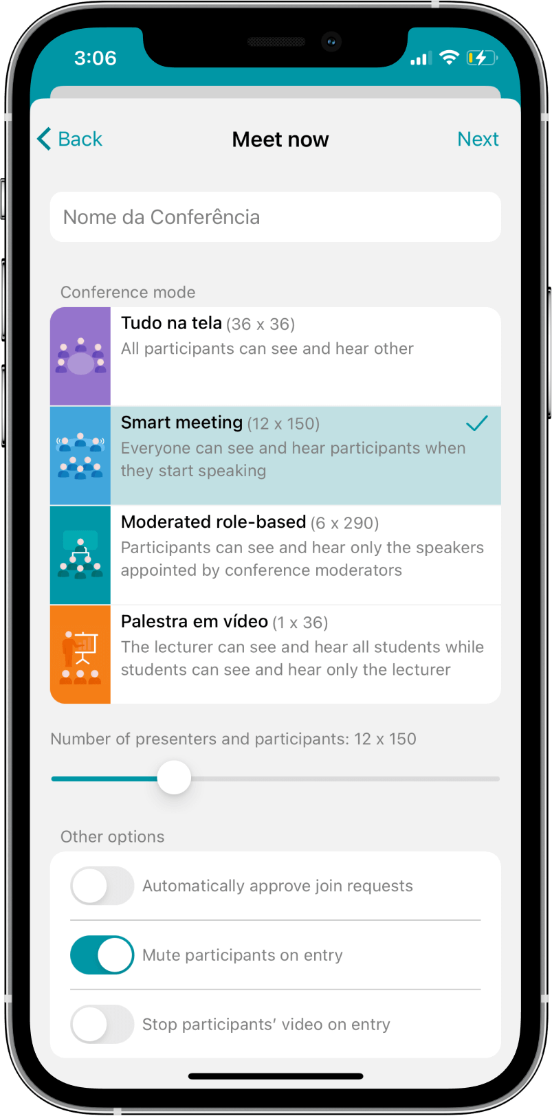 TrueConf 3.3 para iOS: nova interface do usuário, modo de reunião inteligente, acesso offline a chats, contatos e histórico de chamadas 2
