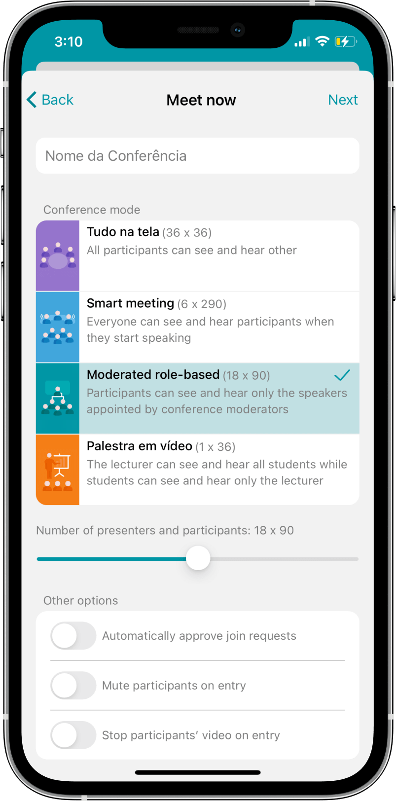 TrueConf 3.3 para iOS: nova interface do usuário, modo de reunião inteligente, acesso offline a chats, contatos e histórico de chamadas 18