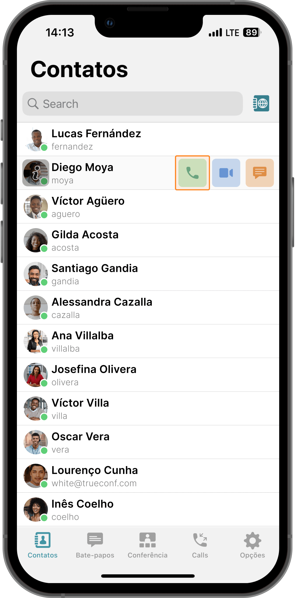 TrueConf 3.4 para iOS: compartilhamento de arquivos e modo somente áudio 12