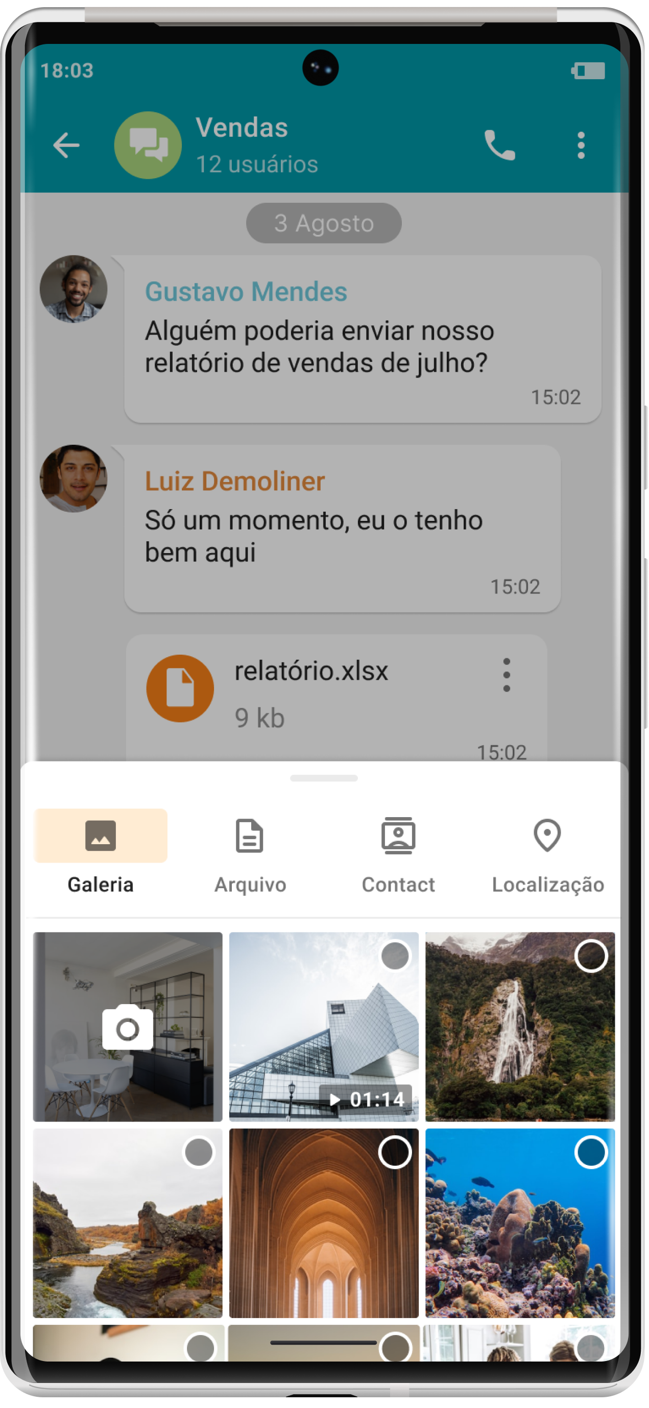 TrueConf 2.2 para Android: modo somente áudio e compartilhamento de arquivos 3