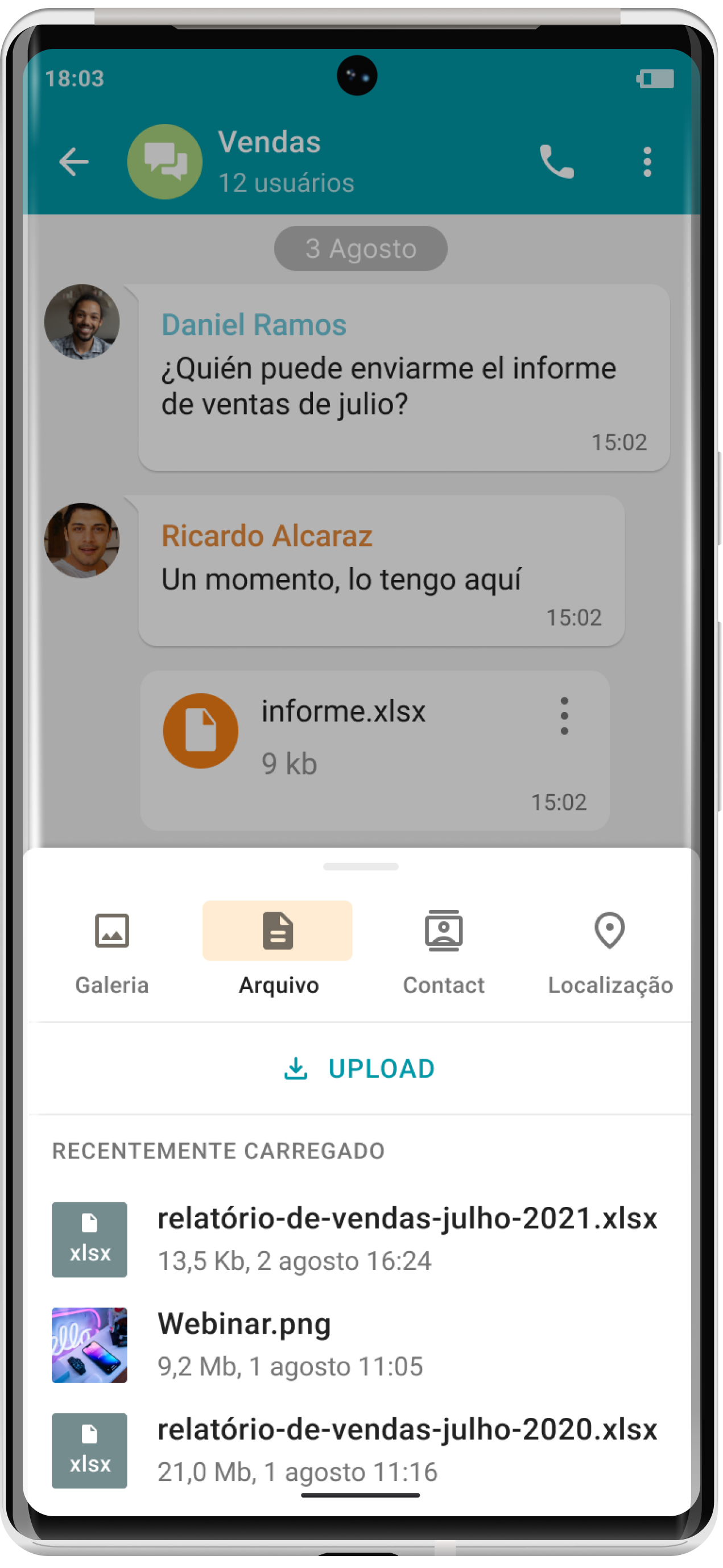 TrueConf 2.2 para Android: modo somente áudio e compartilhamento de arquivos 4