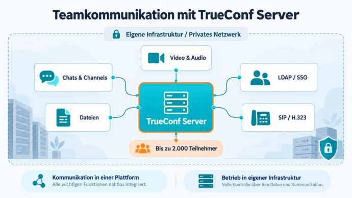 Teamkommunikation mit TrueConf Server
