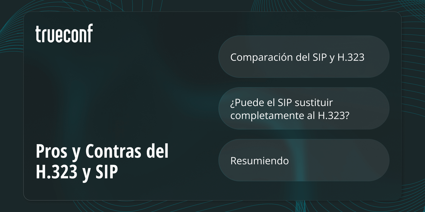 Pros y Сontras del H.323 y SIP Pros y Сontras del H.323 y SIP