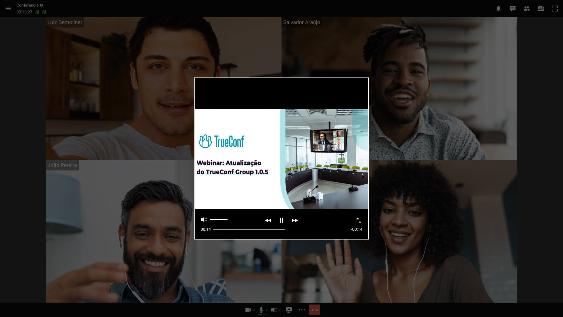 TrueConf 8.3 para Windows: Nueva función basada en IA, anotaciones sobre el contenido y compartir archivos de video 8