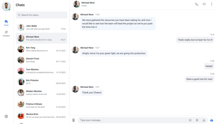 Las 15 Mejores Aplicaciones de Mensajería Instantánea Gratuitas para Empresas 14 Brosix team messenger