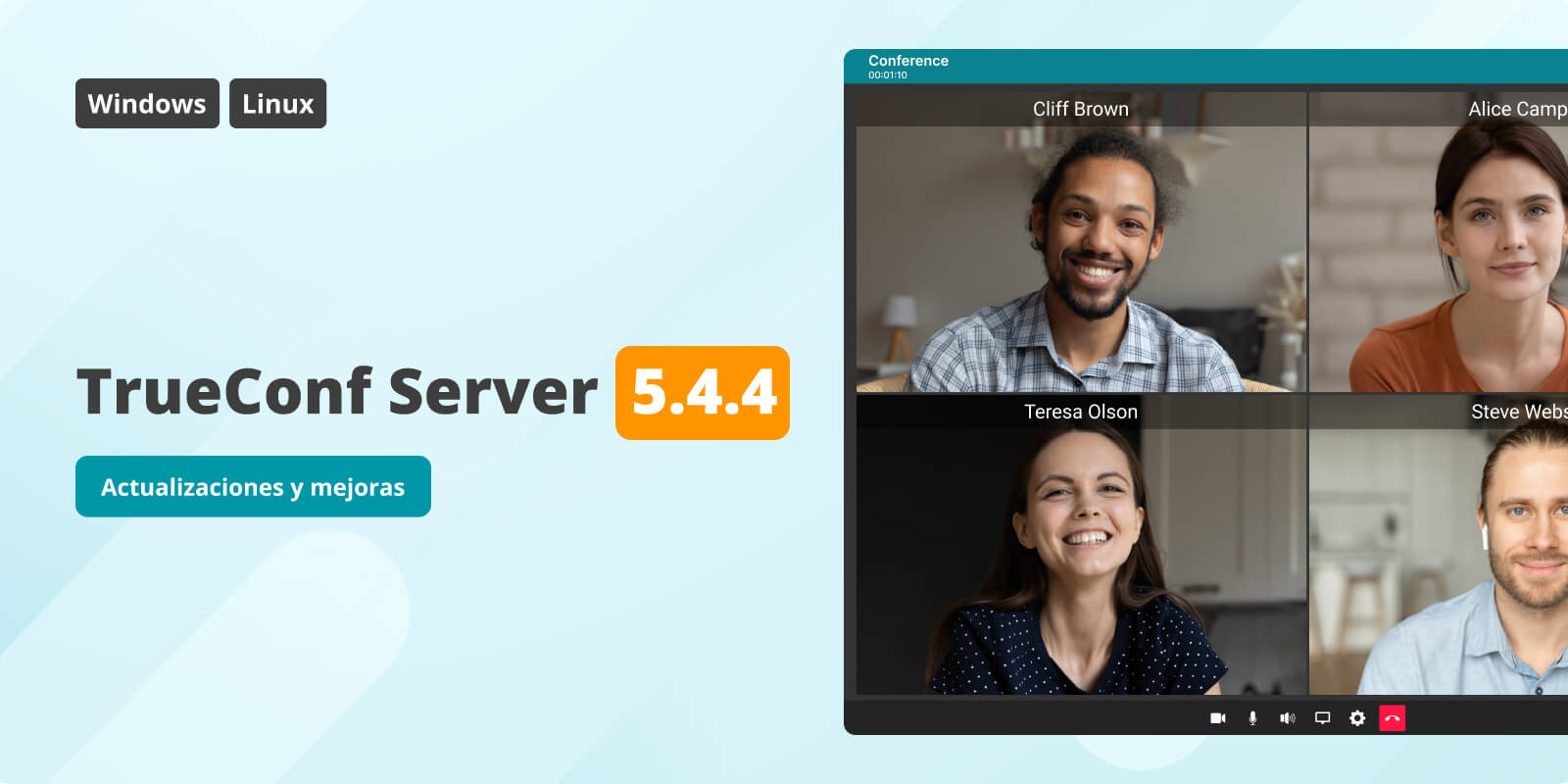 TrueConf Server 5.4.4: actualizaciones y mejoras 1