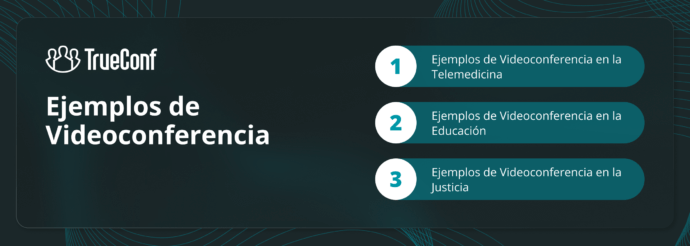 Ejemplos de Videoconferencia