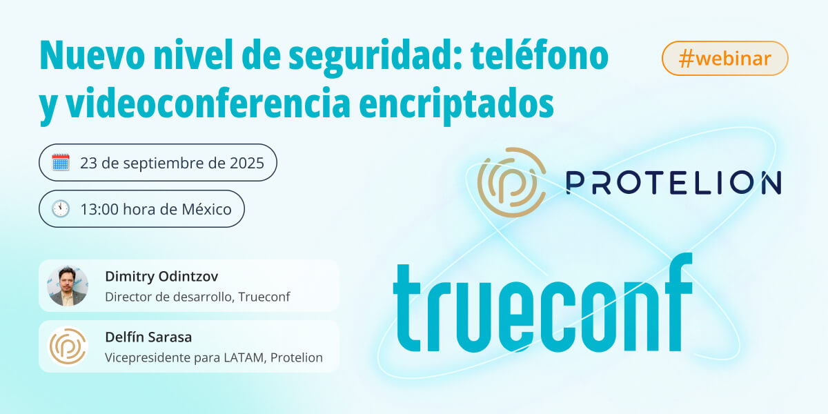 Nuevo nivel de seguridad: teléfono y videoconferencia encriptados