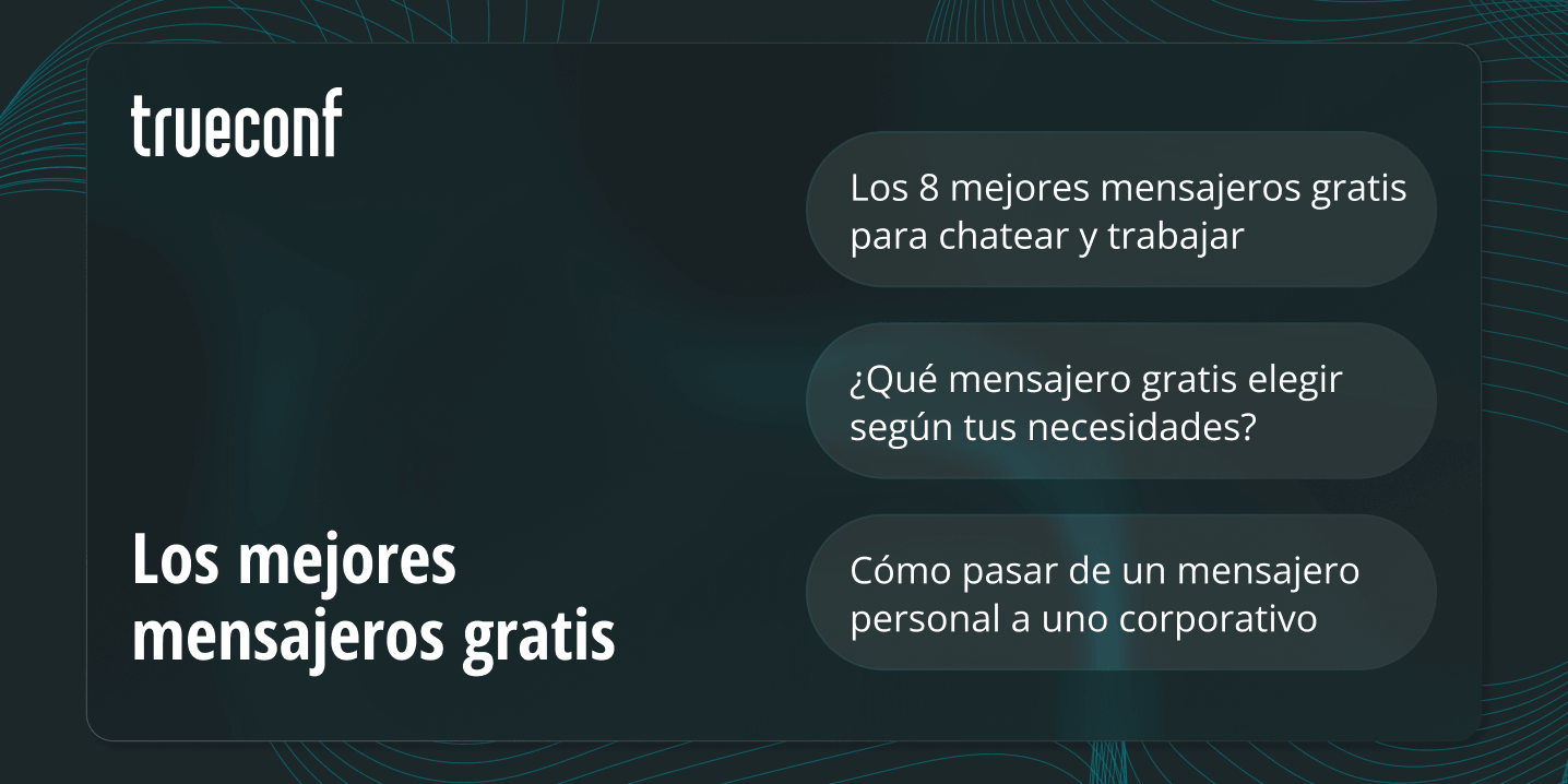 Los 8 mejores mensajeros gratis para chatear y trabajar en 2026
