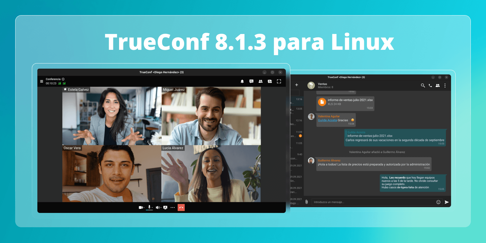 TrueConf 8.1.3 para Linux 1