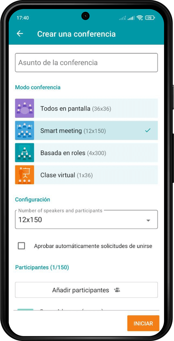 TrueConf 2.1 para Android: nuevo modo de videoconferencia — Reunión inteligente 3