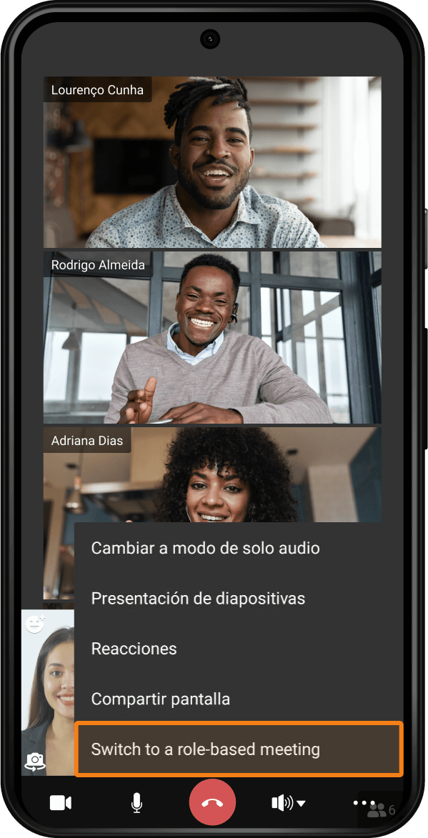 TrueConf 2.1 para Android: nuevo modo de videoconferencia — Reunión inteligente 6
