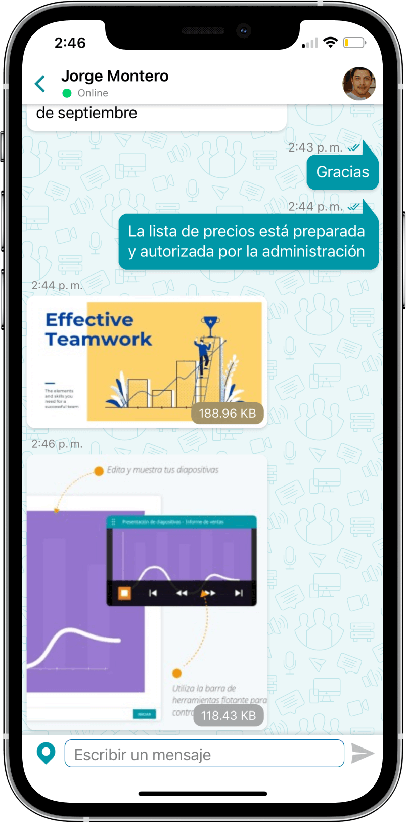 TrueConf 3.3 para iOS: nueva interfaz de usuario, modo de reunión inteligente, acceso sin conexión a chats, contactos e historial de llamadas 8