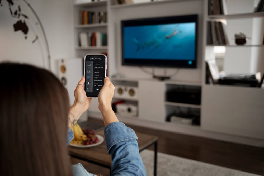 una cámara incorporada smart tv