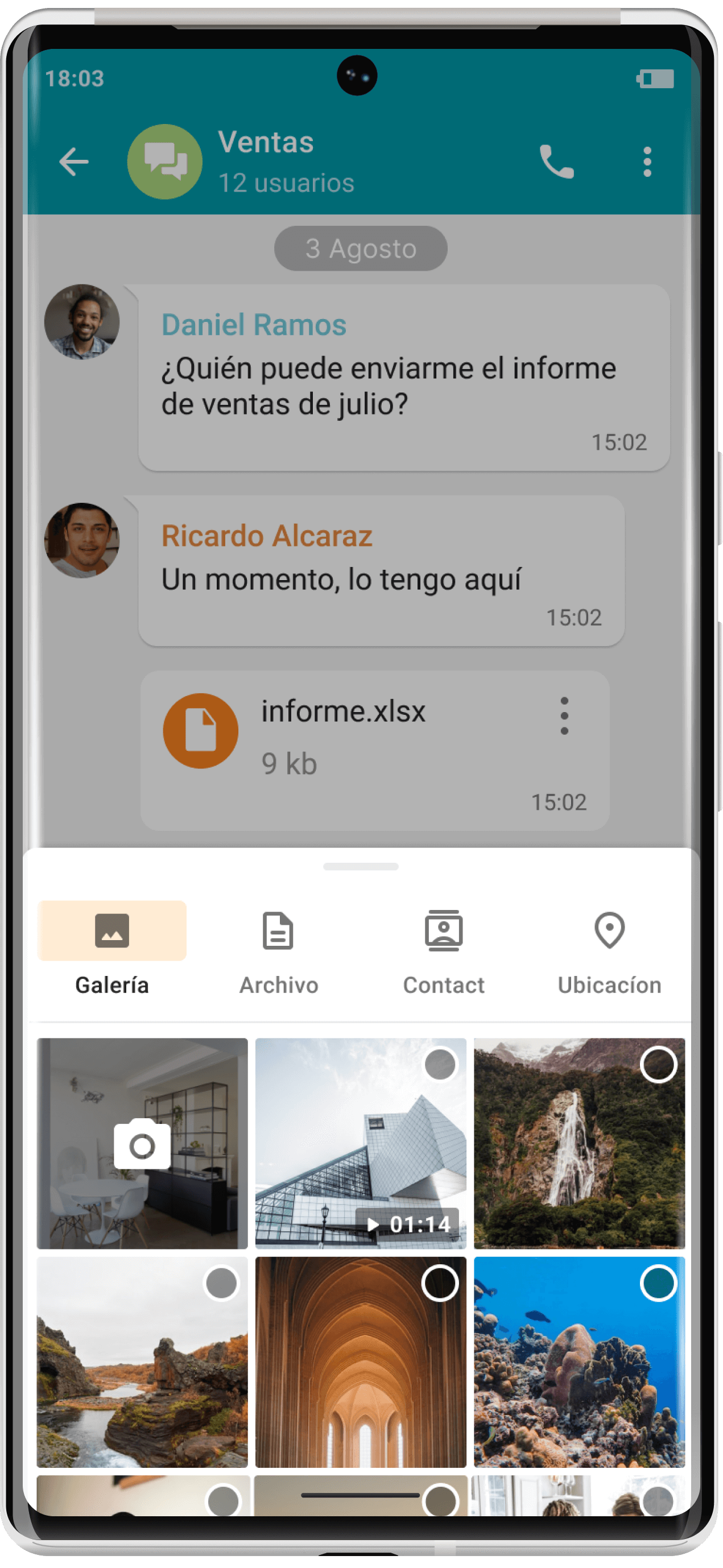 TrueConf 2.2 para Android: modo de solo audio y compartir archivos 3