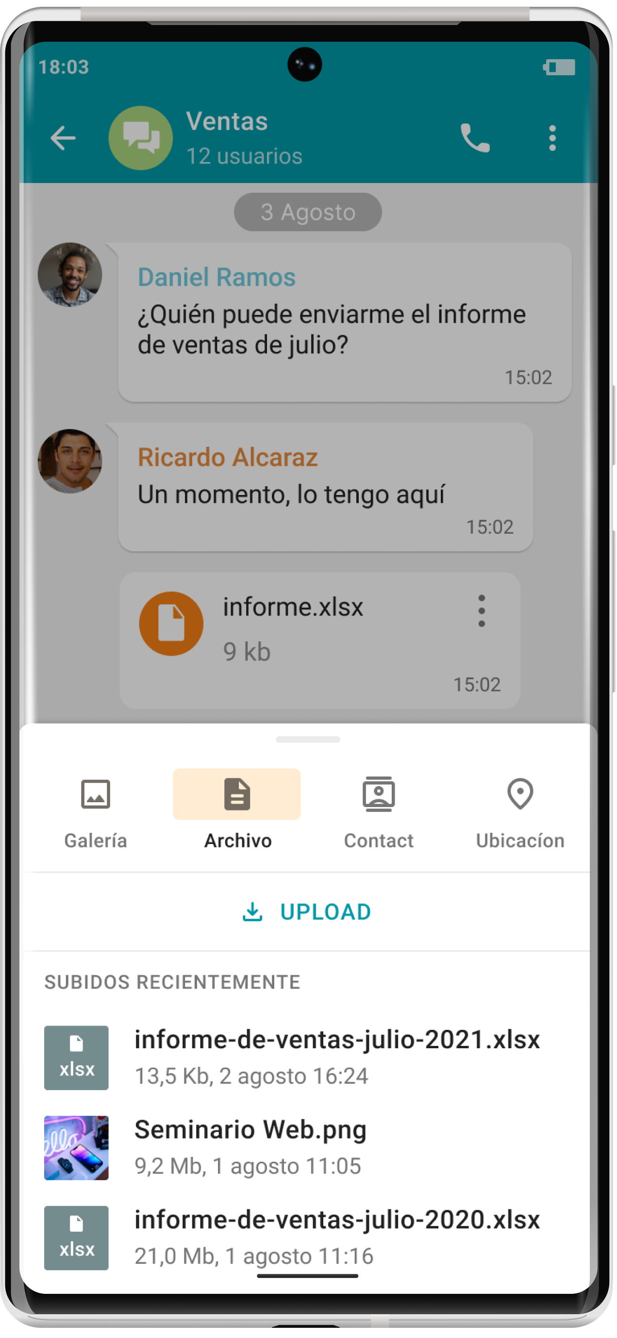 TrueConf 2.2 para Android: modo de solo audio y compartir archivos 4