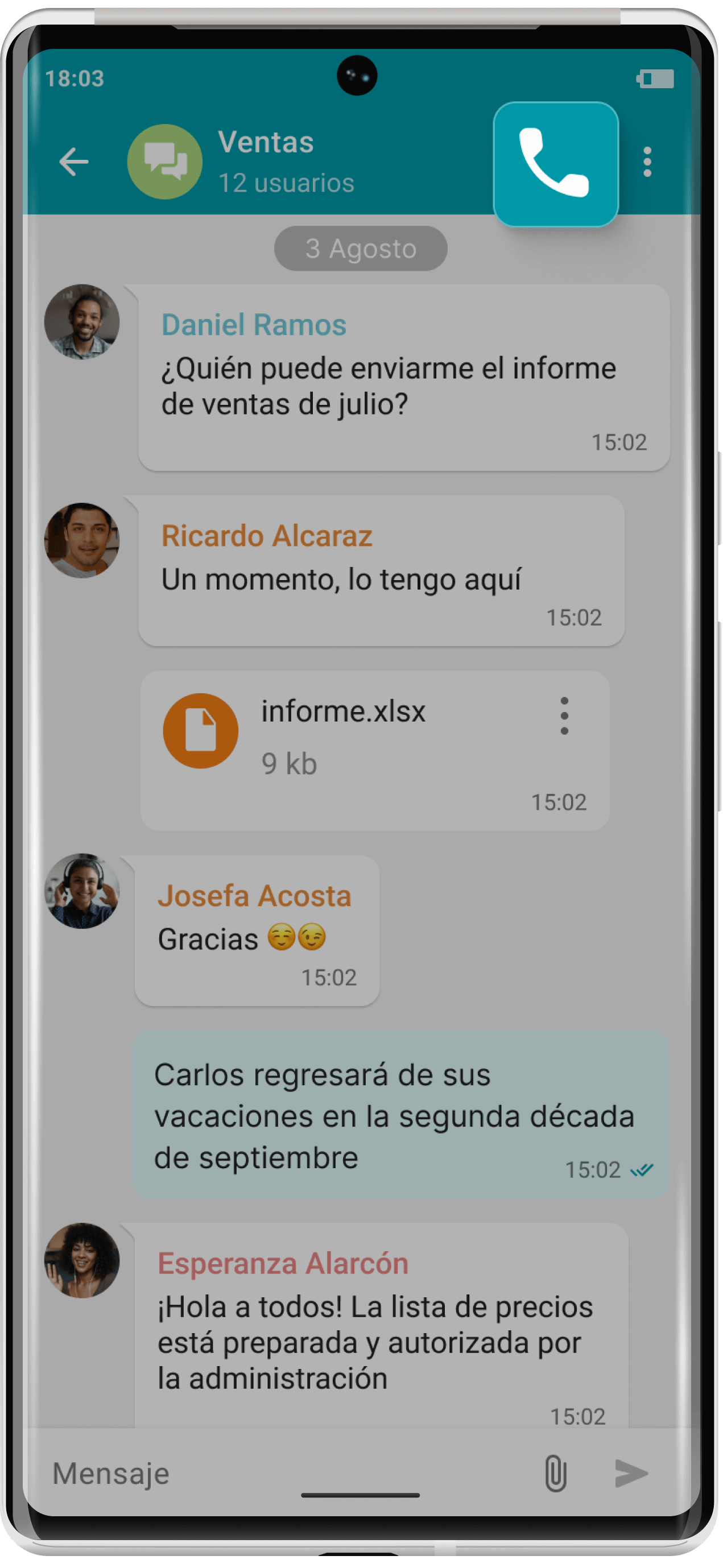 TrueConf 2.2 para Android: modo de solo audio y compartir archivos 10