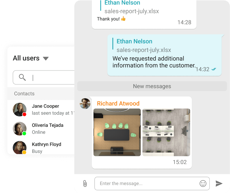   TrueConf Server Free का उपयोग करके आसानी से सहयोगियों, साझेदारों और ग्राहकों के साथ संचार करें!