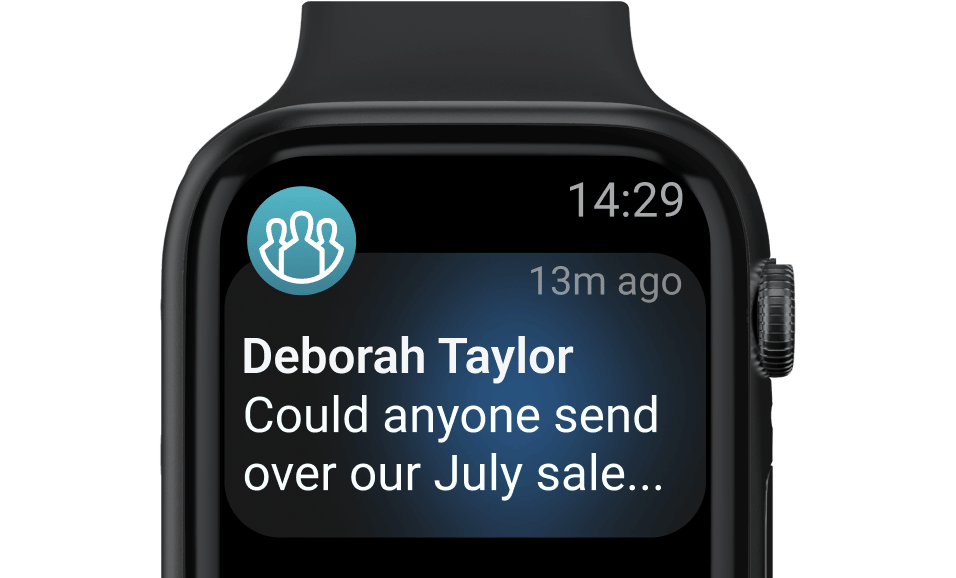 Suporte para Apple Watch