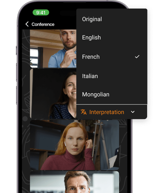 Real-Time Interpretation in the TrueConf app for iOS
