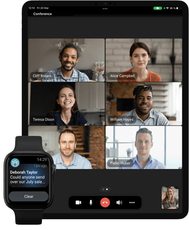 Videollamadas y conferencias en iPhone y iPad