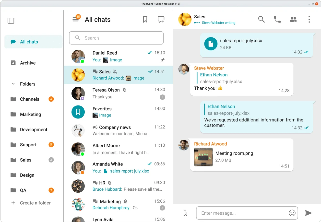 Team messaging