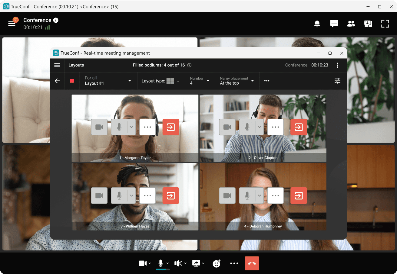 Remote meeting management
