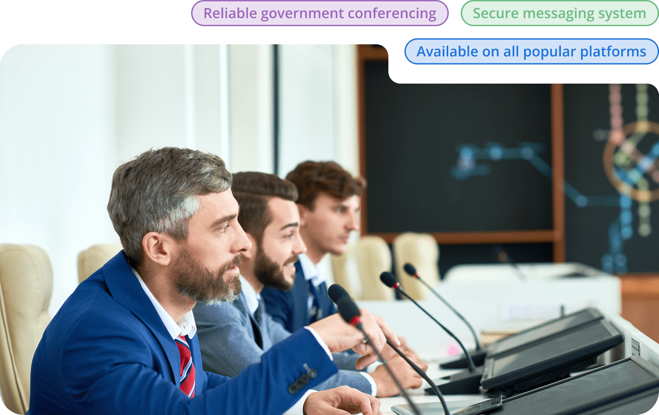 Videoconferencias para el gobierno Videoconferencias para el gobierno
