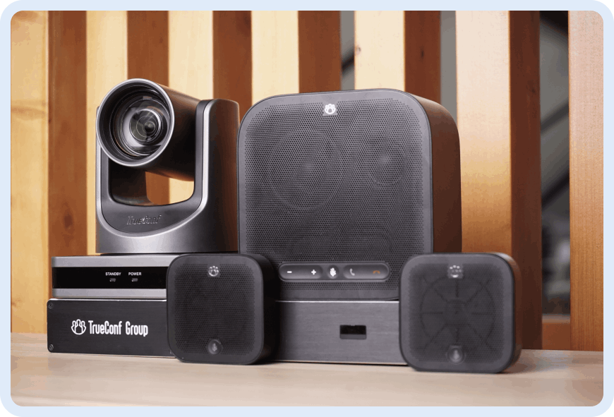 Video conferencing endpoint for meeting rooms TrueConf Group Video conferencing endpoint for meeting rooms TrueConf Group