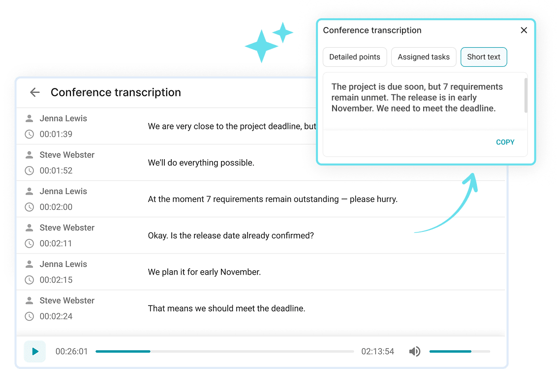 Secure Transcription Server Secure Transcription Server