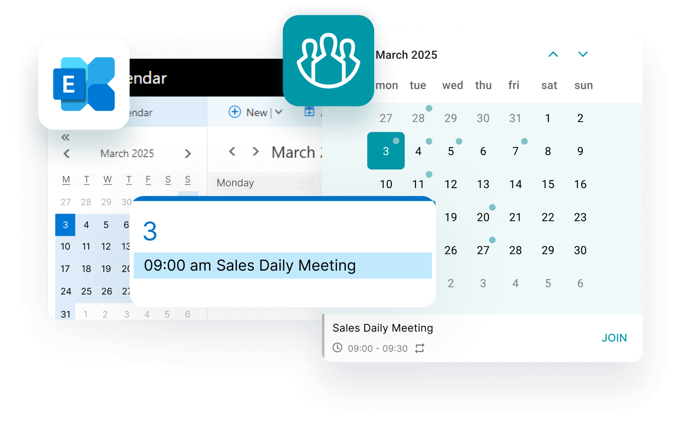 Conector de calendario TrueConf