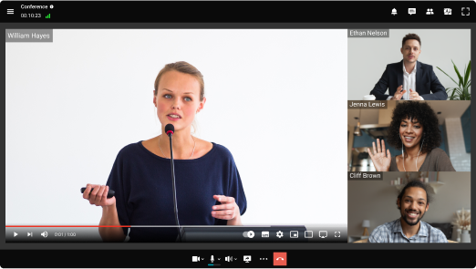 Transmisión de grabaciones de vídeo Transmisión de grabaciones de vídeo