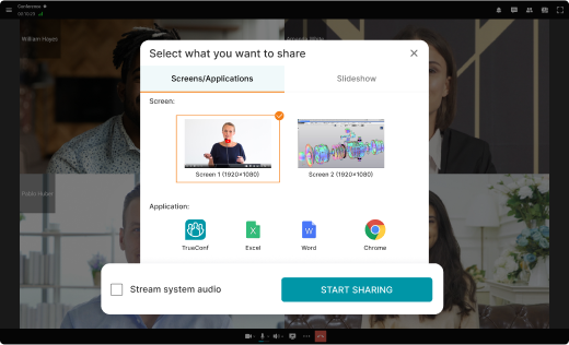 Transmisión del sonido del sistema Transmisión del sonido del sistema