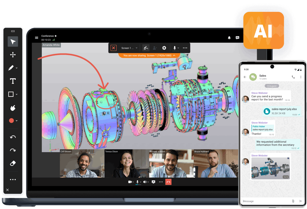 Попробуйте безопасную ВКС-платформу TrueConf!